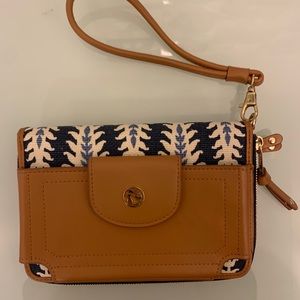 SPARTINA Wristlet with Phone Compartment
